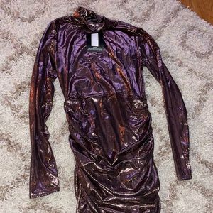 Metallic Pink  Dress BRAND NEW